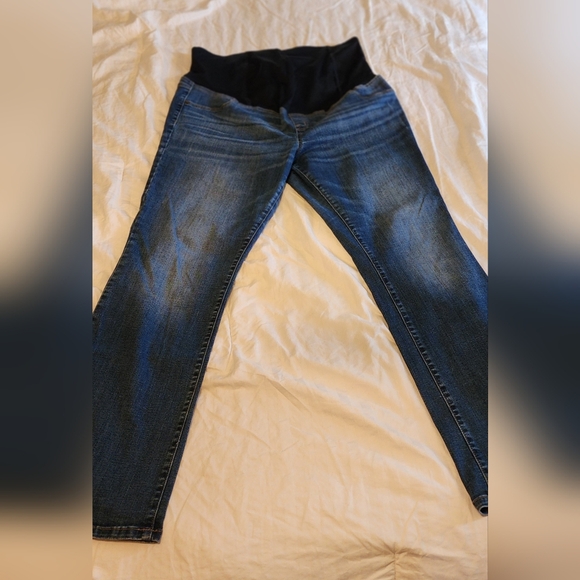 Isabel Maternity by Ingrid & Isabel Dark Blue Jeggings - Picture 1 of 2